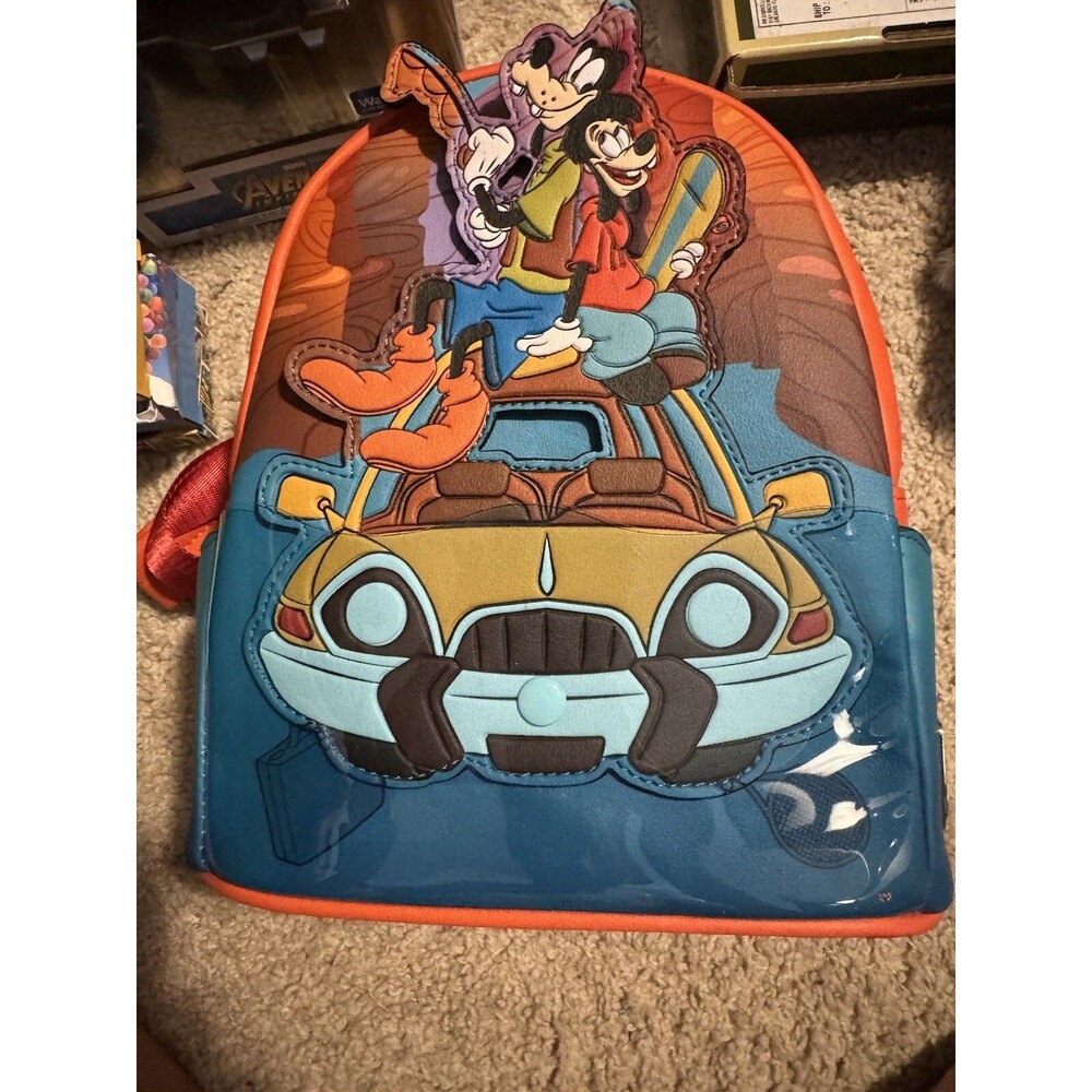 Disney 100 Decades A Goofy Movie Goofy and Max Loungefly Mini Backpack NWT Parks